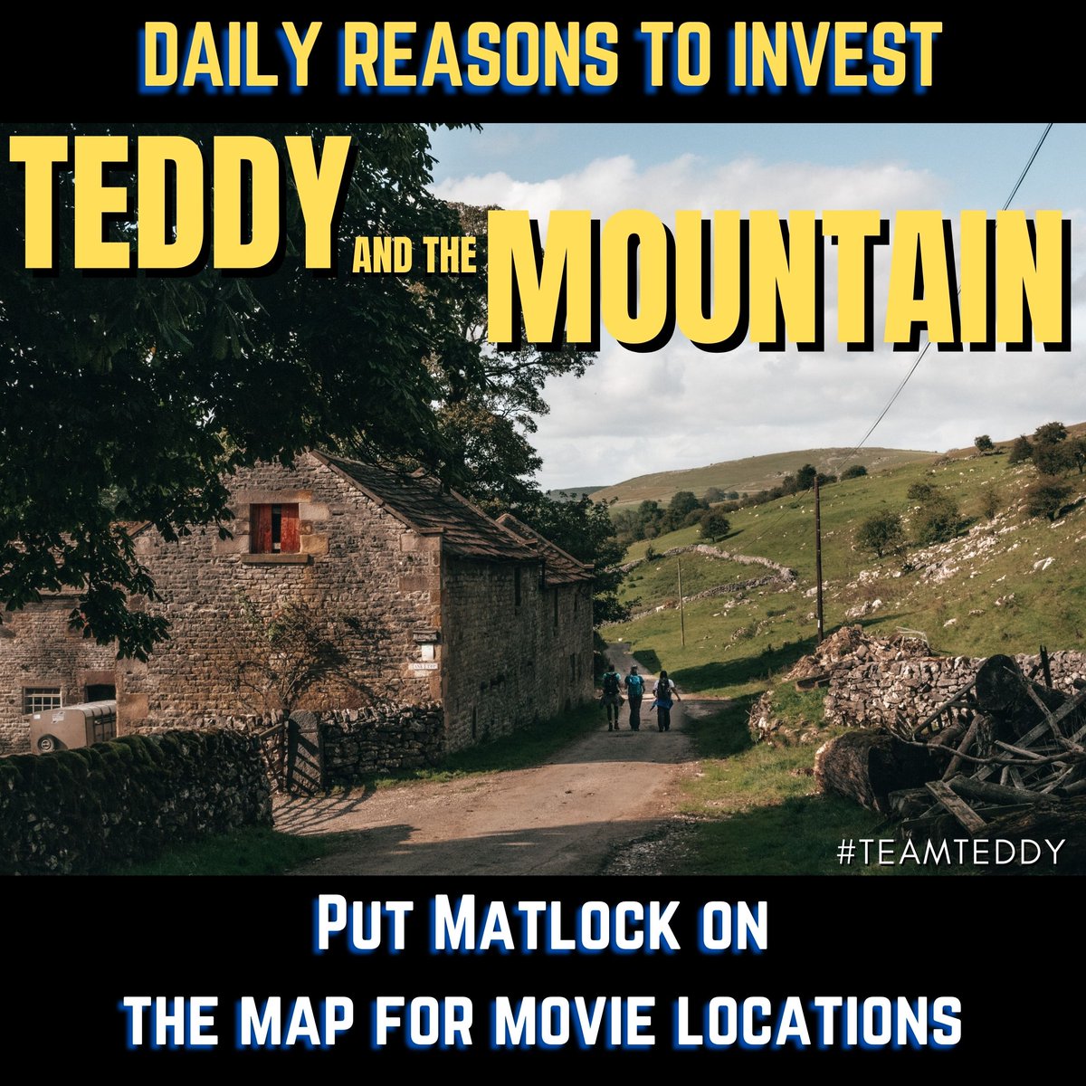 Please help make a home grown movie in Derbyshire with #TeamTeddy

igg.me/at/teddyfunds

#peakdistrictphotography #countryside #visitpeakdistrict #landscapephotography #getoutside #matlock #photography #walking #outdoors #adventure #yourpeakdistrict #naturephotography