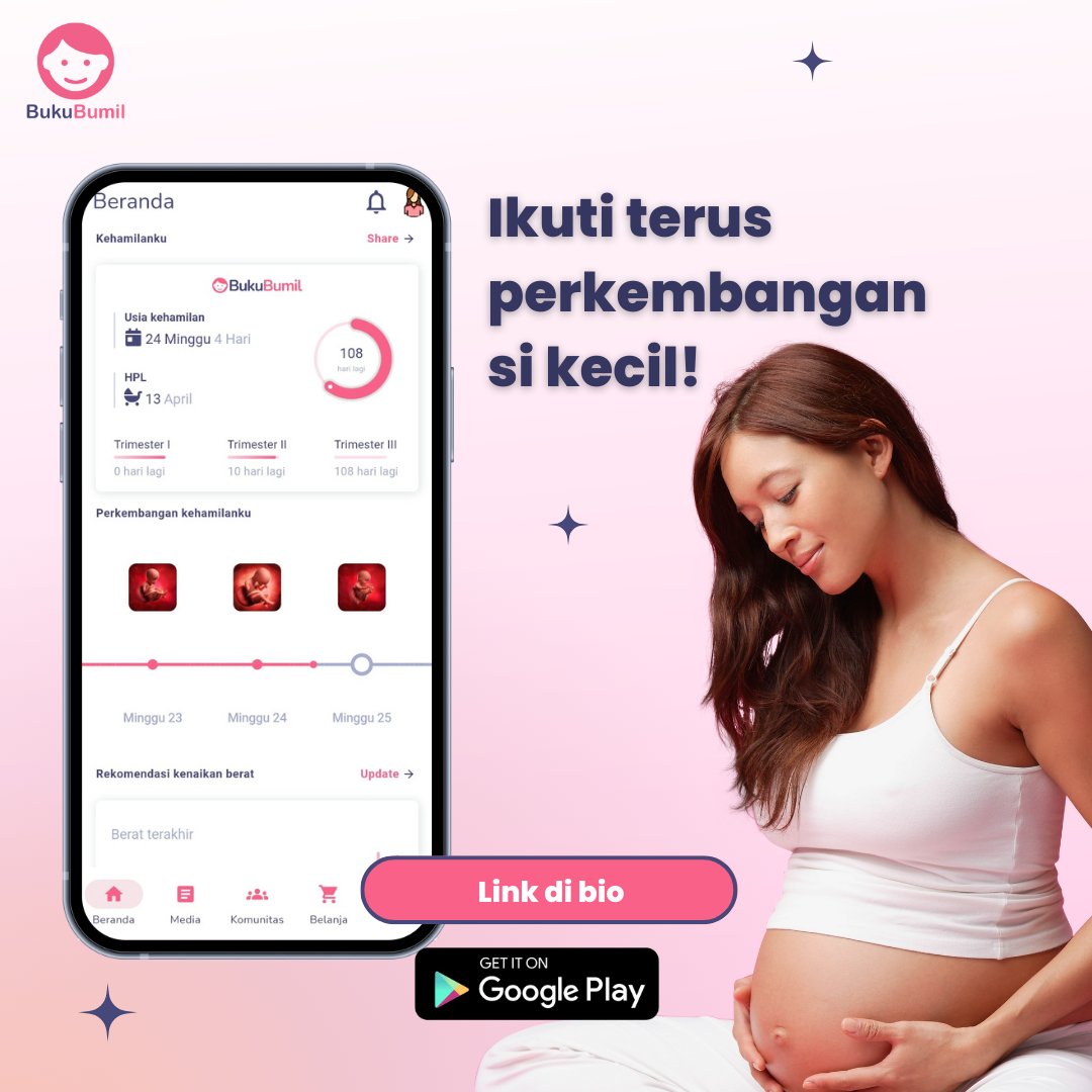bukubumil's tweet photo. Eits, jangan asal nebak nih bunda. Yuk kita cermati dulu tandanya!
#bukubumil #kehamilan #hamilsehat #tipsbunda #ibuhamil #edukasimama #edukasibunda #PMS #nyerihaid #telathaid #nyerimenstruasi #menstruasi #infowanita #kewanitaan #seputarwanita #tandakehamilan #teskehamilan https://t.co/jGzxcDLdNx