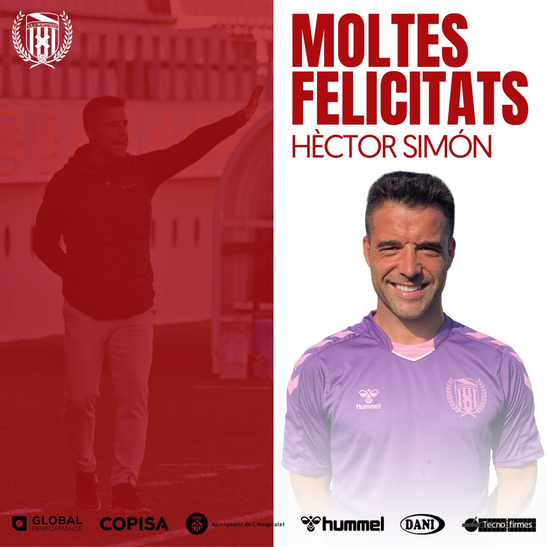 🎂 Avui és l'aniversari del nostre entrenador, <a href="/HectorSimon84/">Hèctor Simón</a>! 

🎊🎉Per molts i molts més, míster!