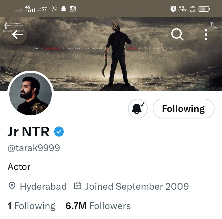 Tiger @tarak9999 Anna Changed His Dp 🖤💥
#JrNTR #Oscars #AcademyAwards #Oscars95 #RRRWinsOscar #NattuNattu