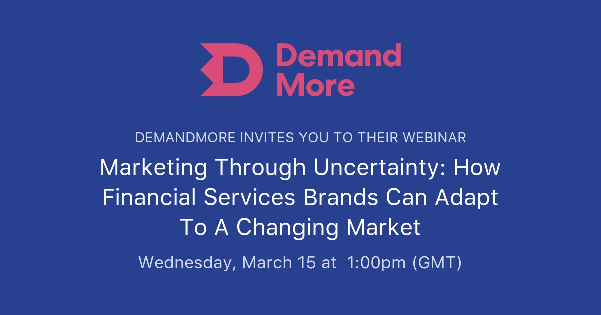 Join our Technical Director as he takes part in this expert panel for financial services. They'll be discussing the right channel mix for uncertainty and how to adapt both your paid and organic search strategy for an uncertain world. Register to attend. buff.ly/4074Zl7