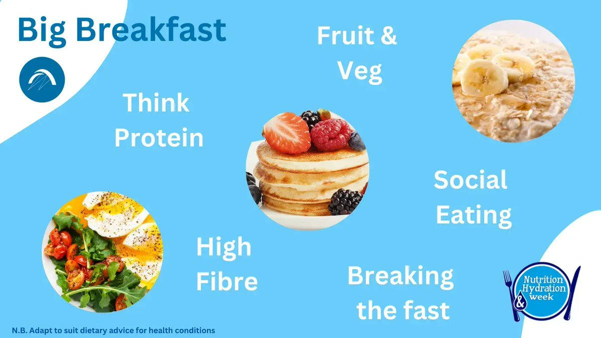 BDAWOSBranch's tweet image. It is the start of #nutritionandhydrationweek 2023 with today&apos;s them of &apos;Big Breakfast&apos;. Check out resources from the BDA buff.ly/3vG7tI4, the NHS buff.ly/3T6uKzr and BBC Good Food buff.ly/3J9x0Bn. Do you have resources to share? #bigbreakfast @BDA_Scot