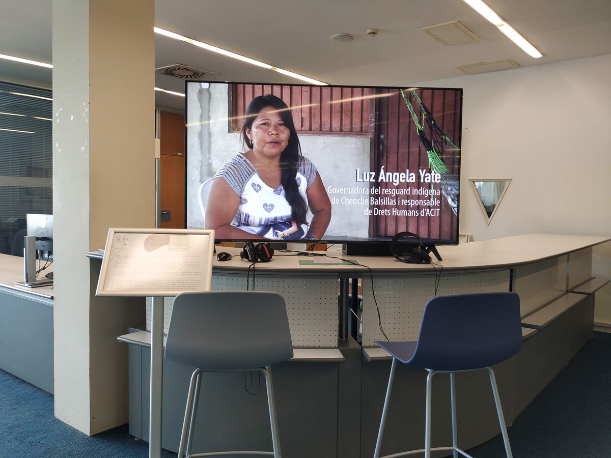 Des d'avui podeu veure (i escoltar) el documental "Berracas" a la segona planta de la biblioteca.
Aquest audiovisual forma part del Proyecto Berracas:
proyectoberracas.com. Explica les històries de dones supervivents del conflicte armat al departament de Tolima, Colòmbia
(1/3)