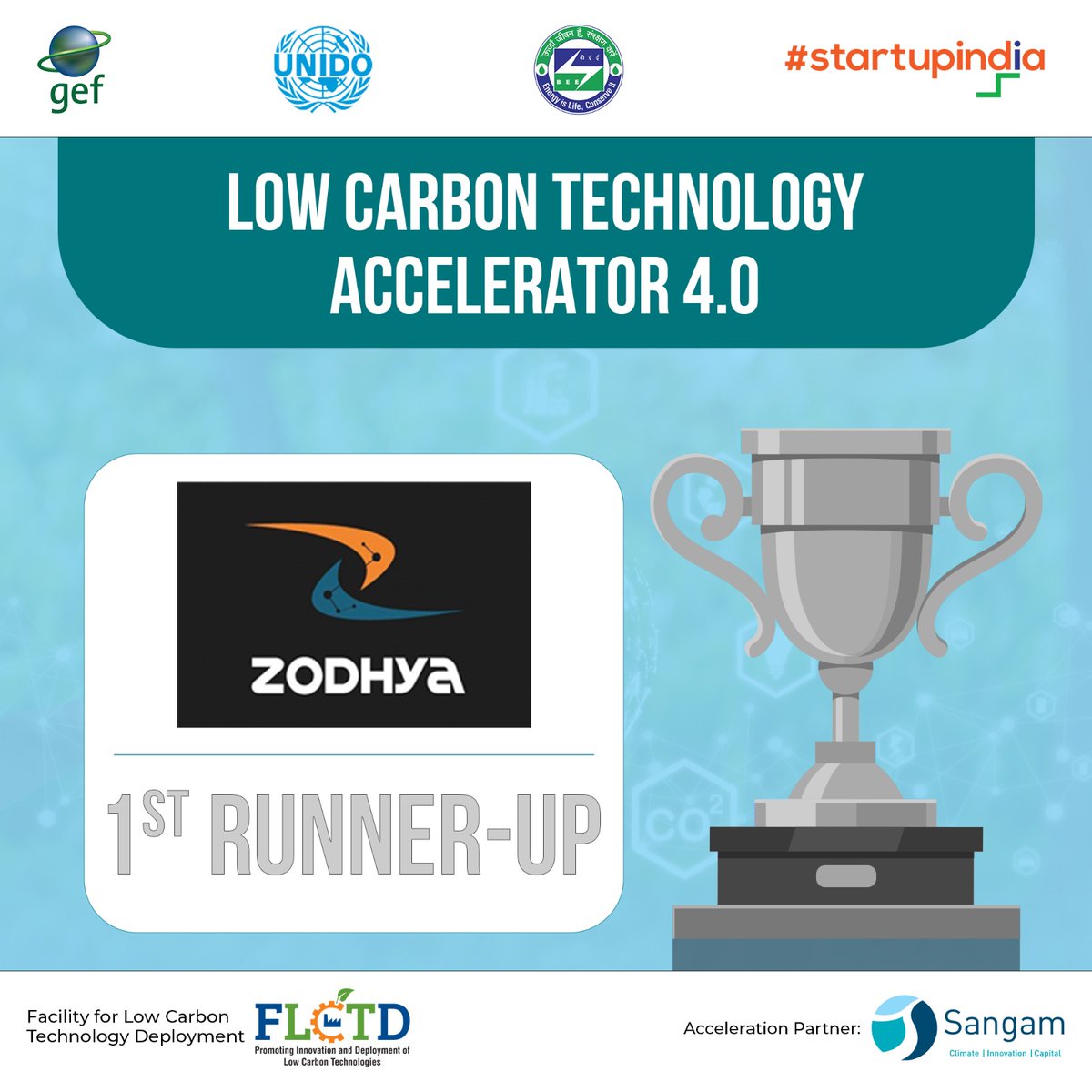 AicSangam's tweet photo. Meet the 1st Runner-up of the #FLCTDAccelerator4!
Zodhya is providing a #sustainable and efficient #Lithiumionbattery recycling clean-tech solution.
Check them out: https://t.co/LK7IQaQJcD
#FLCTD #FLCTDAccelerator4 #winner #cleantech #minimines #climatetech #cleantechnology https://t.co/4SBaITXxrv