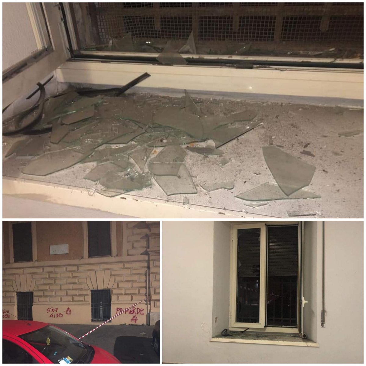 GiovanniDeLupis's tweet photo. Solidarietà a @PDItLanciani e GD Roma II che hanno subito nella notte un vile attacco con l'esplosione di una bomba carta nella loro sede.
Siamo con voi e, conoscendo il vostro fiero attivismo, siamo certi non farà che aumentare la vostra determinazione all'impegno e alla lotta. https://t.co/G0hg0DWpgF