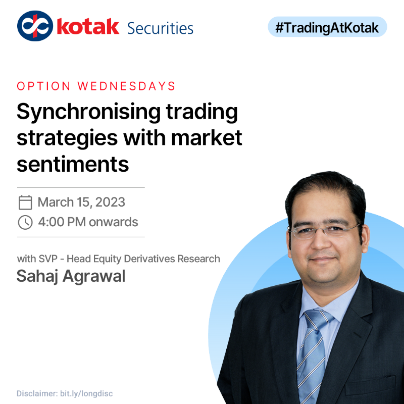 kotakneo's tweet photo. The ability to identify trends and act on them quickly is a key skill for successful traders.
Join us for the upcoming #webinar on Synchronising trading strategies with @SahajAgrawal8 on 15th March, 4pm.
Disc: https://t.co/mM1sKSDjB8
#OptionWednesday #Options #OptionTrading