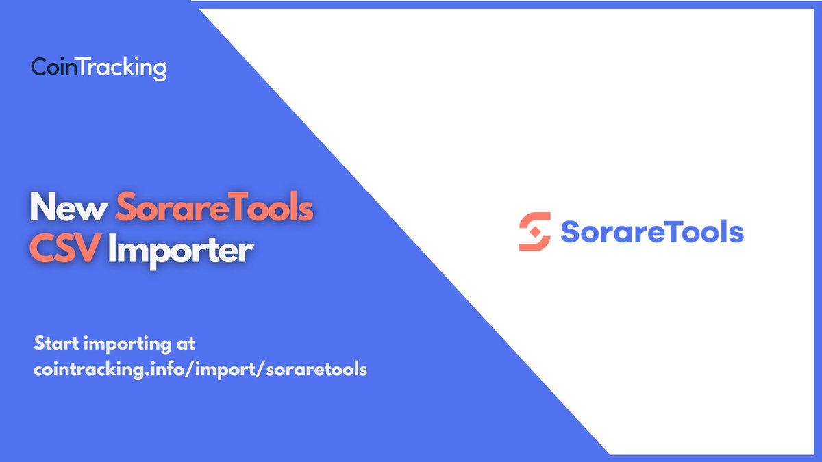 Coin_Tracking's tweet photo. New partnership💥

We're excited to announce a new integration with @SorareTools

You can now track your SorareTools portfolio on CoinTracking with this new CSV importer💻

This is only the start of our partnership📈

Check it now⬇️

https://t.co/D10ac0FxNa https://t.co/9Xs9MkmHax