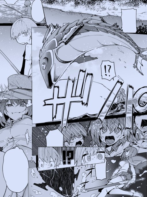 現在ニコニコ静画さんにて『最かわ(最強の力を手に入れたかわりに女の子になりました』chapter12(6話後編)公開中です。釣りバトルしようぜ!回でしてよ。
 https://t.co/OImZrThYLE 