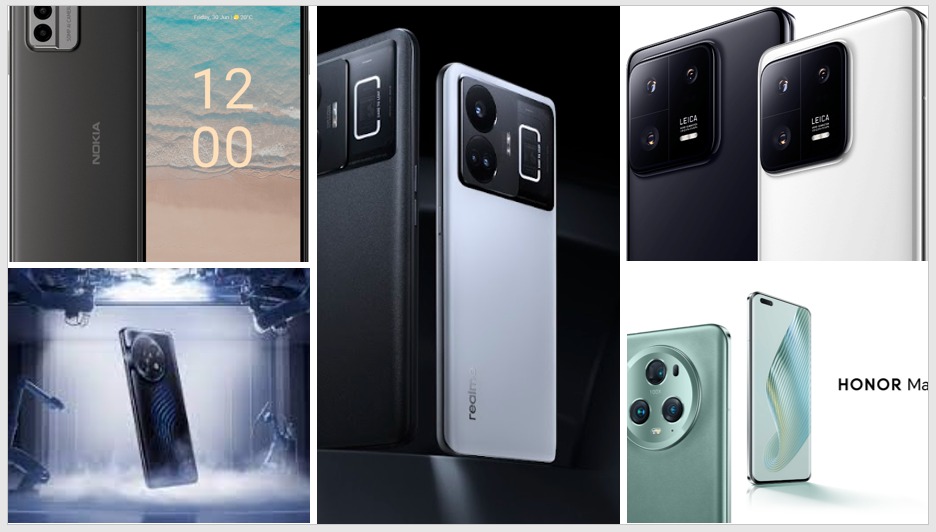 #MWC2023 saw some great phones and comcepts. Here are the best out of the lot!
1) #RealmeGT3
2) #Xiaomi13Pro 
3) #NokiaG22
4) #oneplus11concept
5) #HONORMagic5Pro