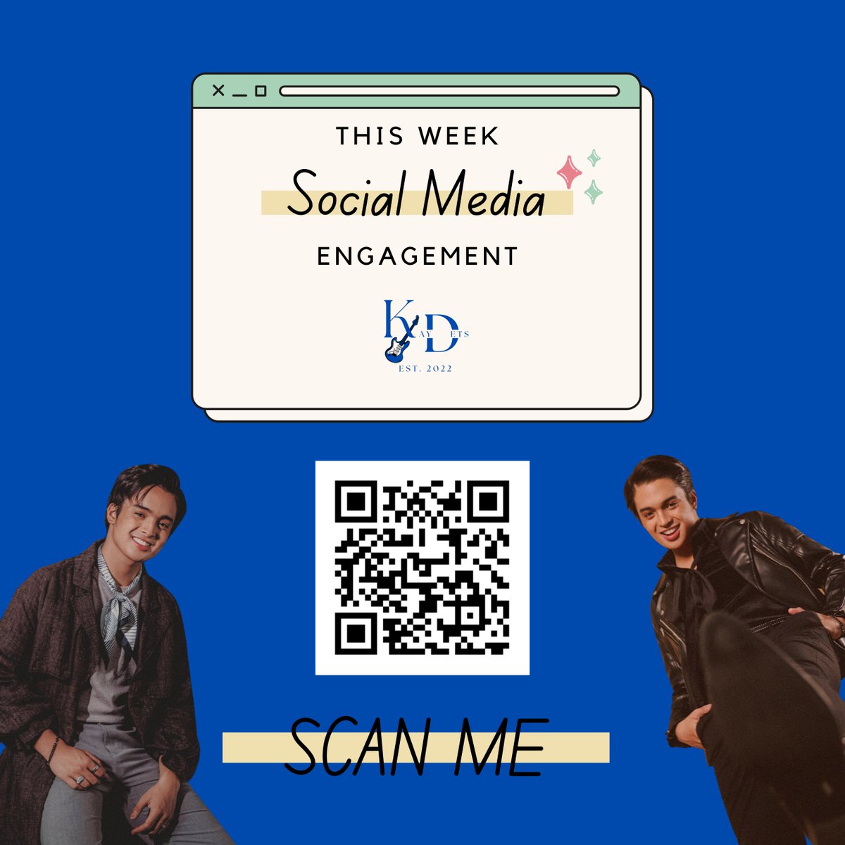 The Task for This Week: SocMed Engagement 
See the thread below for links 

#KDEstrada <a href="/kdestrada_/">kyle daiñel estrada</a> 

📸: All Photographs are from PEP Headliner March Article