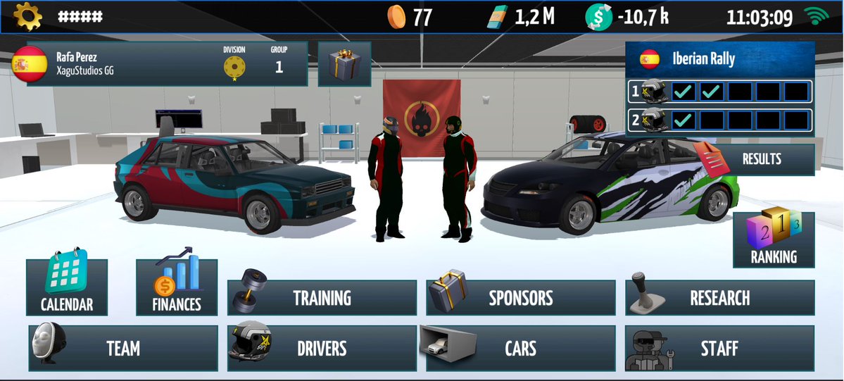Start your career as a rally manager!! #WIP #gamedev #Videogame #madewithunity #gaming #Rally