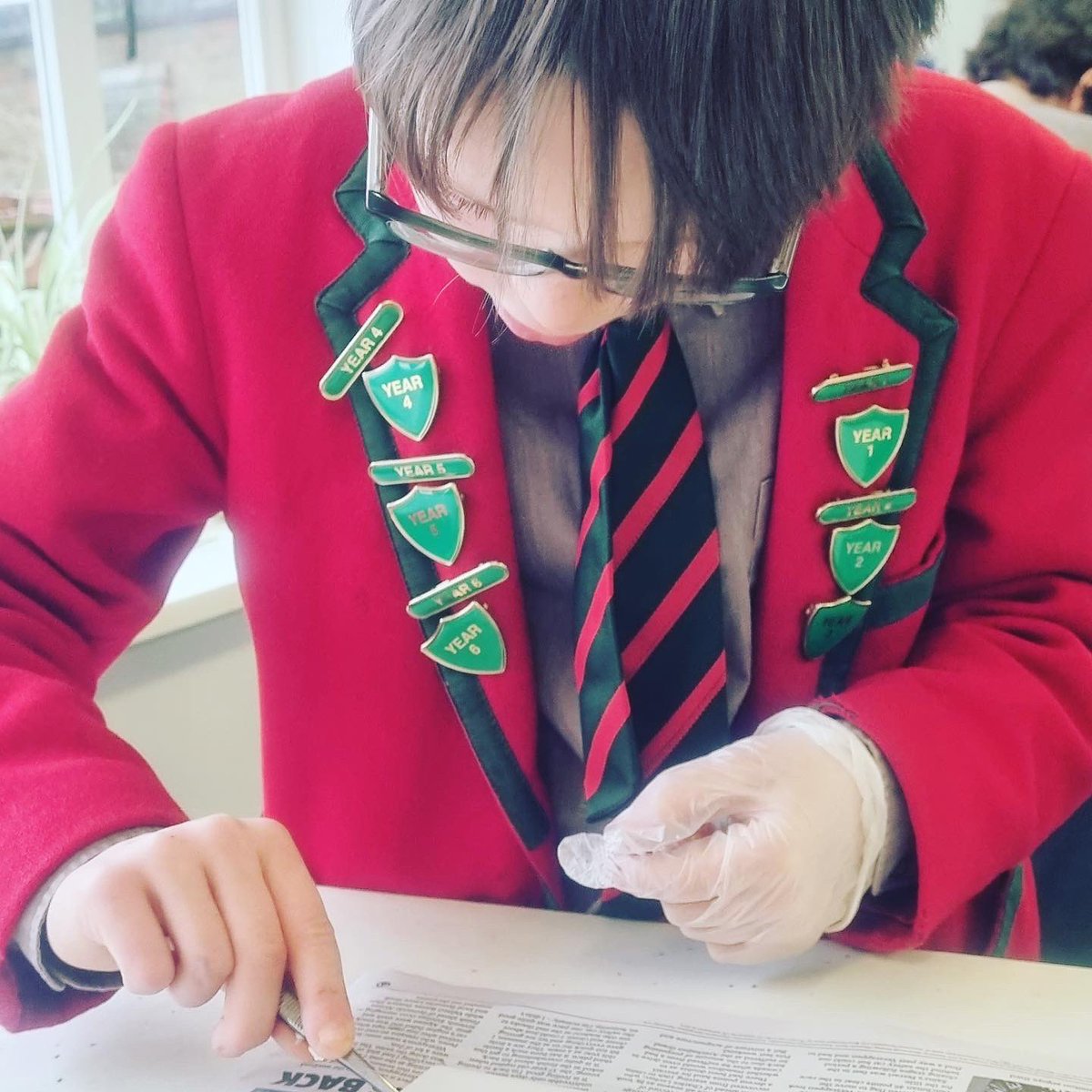 ArnoldHouseSch's tweet image. Year 6 have been learning about how eyes see objects. They dissected a sheep&apos;s eye to look at its anatomy. #scienceweek #year6science #sciencepracticals #sciencedissections #arnoldhouseschool