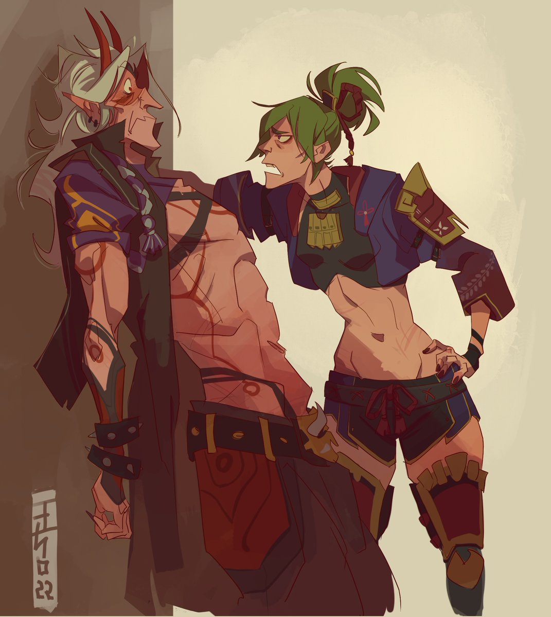 olddivan's tweet photo. #GenshinImpactart #arataki_itto https://t.co/7sjgtlFtj7