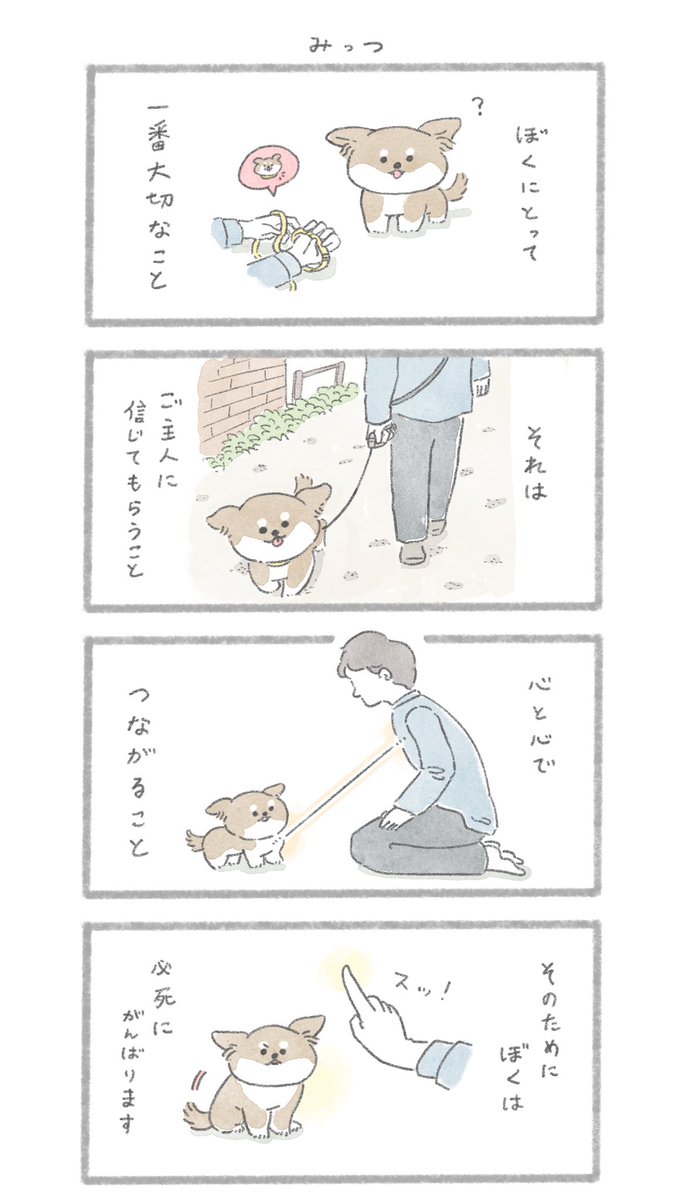 犬と暮らす前に知って欲しい10のこと
「犬の十戒」を漫画にしました。 1/3 