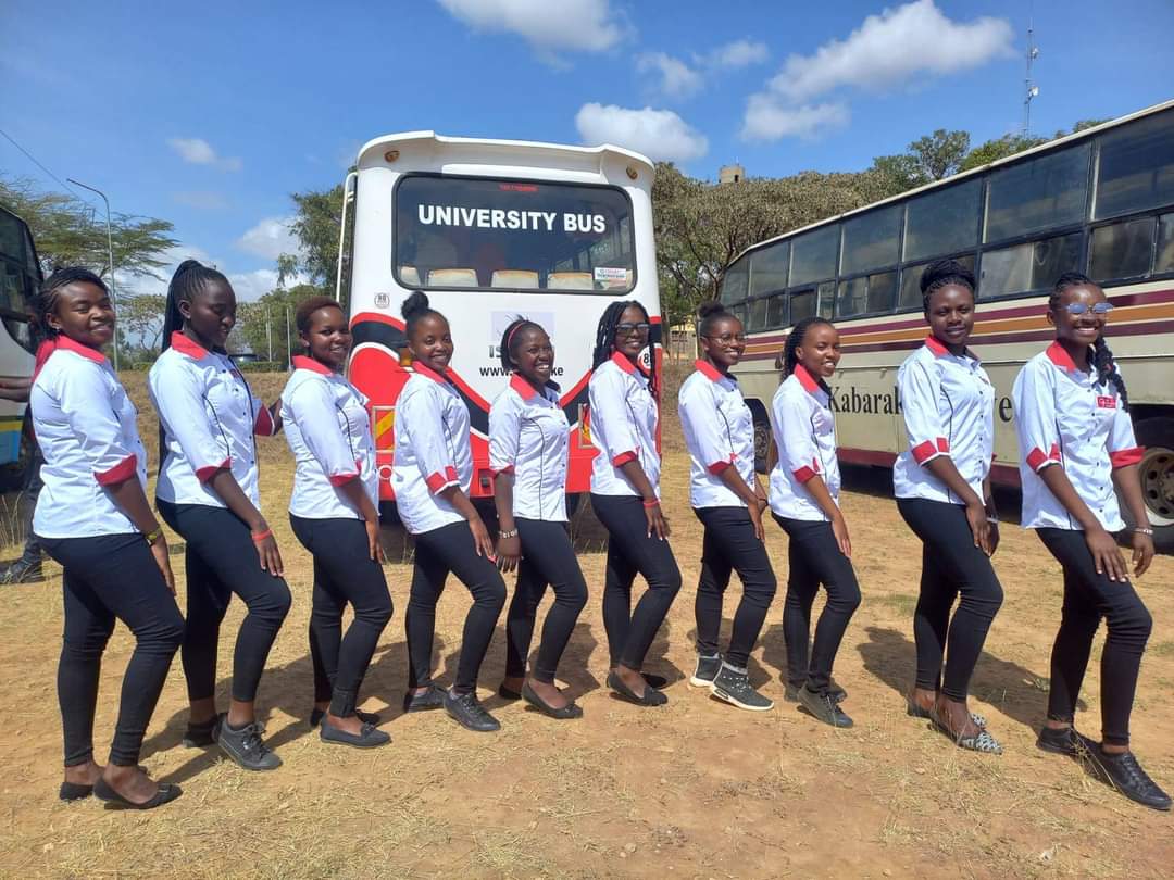 AIU_SAffairs's tweet photo. Music and Drama club members posing for photos at @MMaraUniversity for Music festival Nationals which is ongoing. https://t.co/SlJWX3d1qg