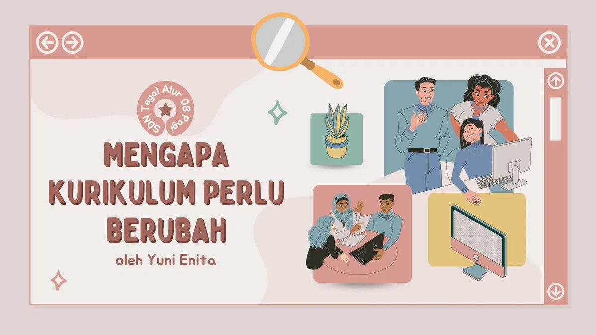 yunsaragih's tweet photo. Mengapa Kurikulum Harus Berubah? #AksiNyata #MerdekaMengajar https://t.co/NulAkANjwY