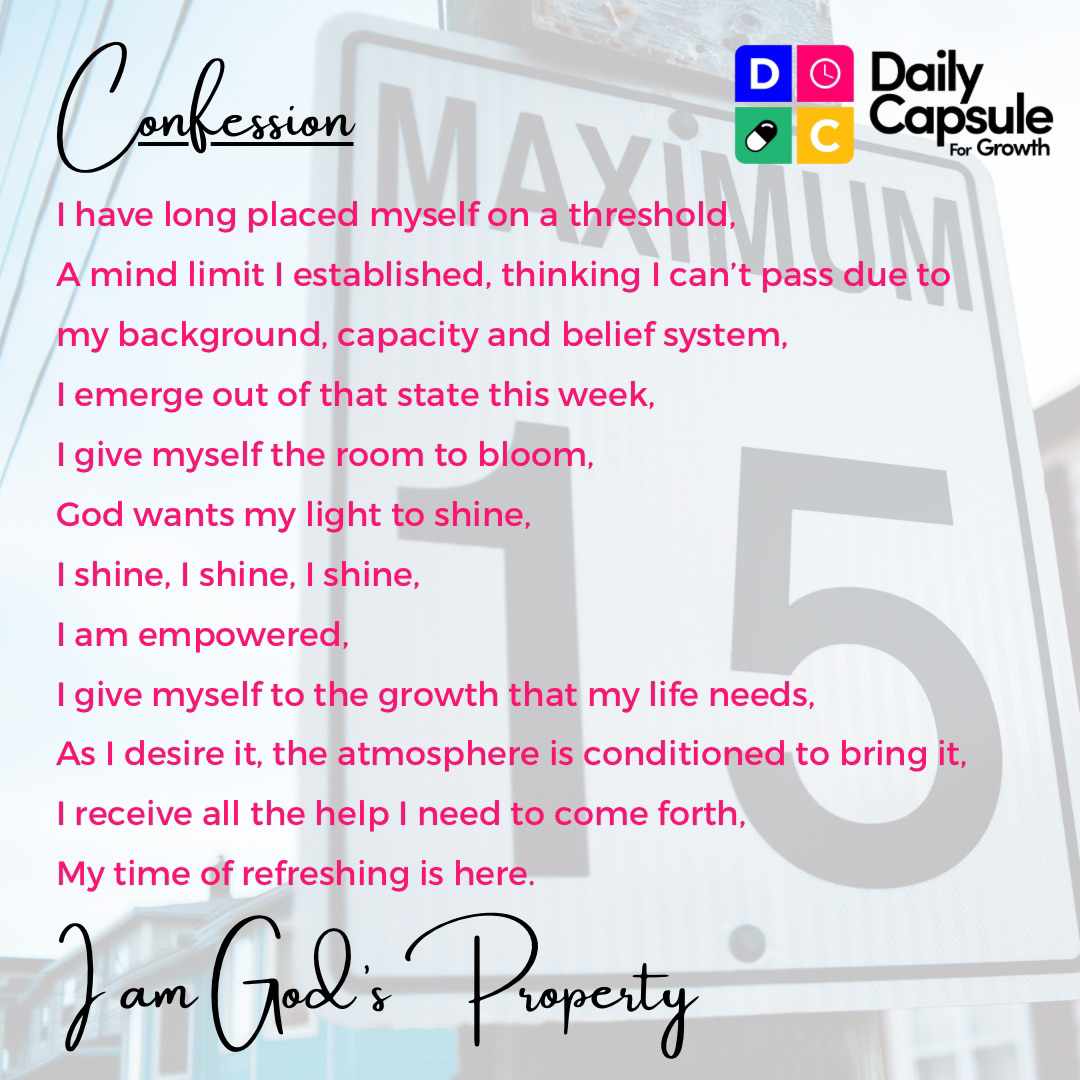 DD_wealth's tweet image. #wordfortheweek
My time of refreshing is here.
I am God&apos;s property

P2:&quot;But Oluwadamilola found grace in the eyes of the Lord.&quot;