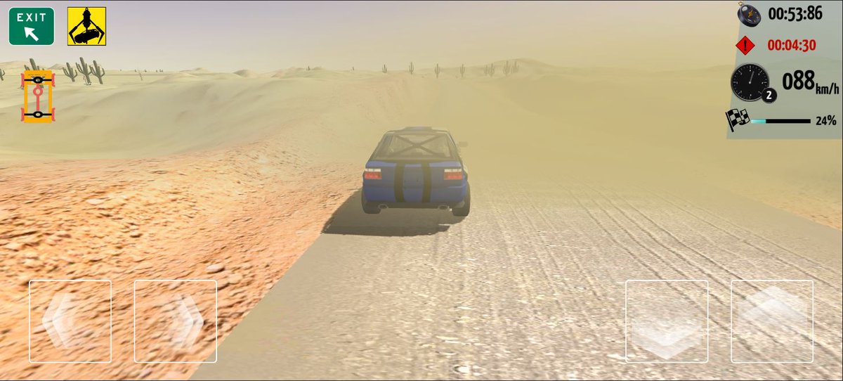Races under different conditions🛤️❄️☀️🌨️🌫️#WIP #gamedev #Videogame #madewithunity #gaming #Rally