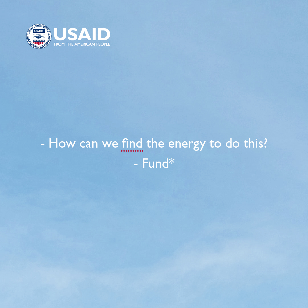 Tiflebproject's tweet photo. Who's finding the energy?
Oops, we did it again! 😅
We meant funding*
#Energy #USAID #tifproject https://t.co/sx6nDO5pWT