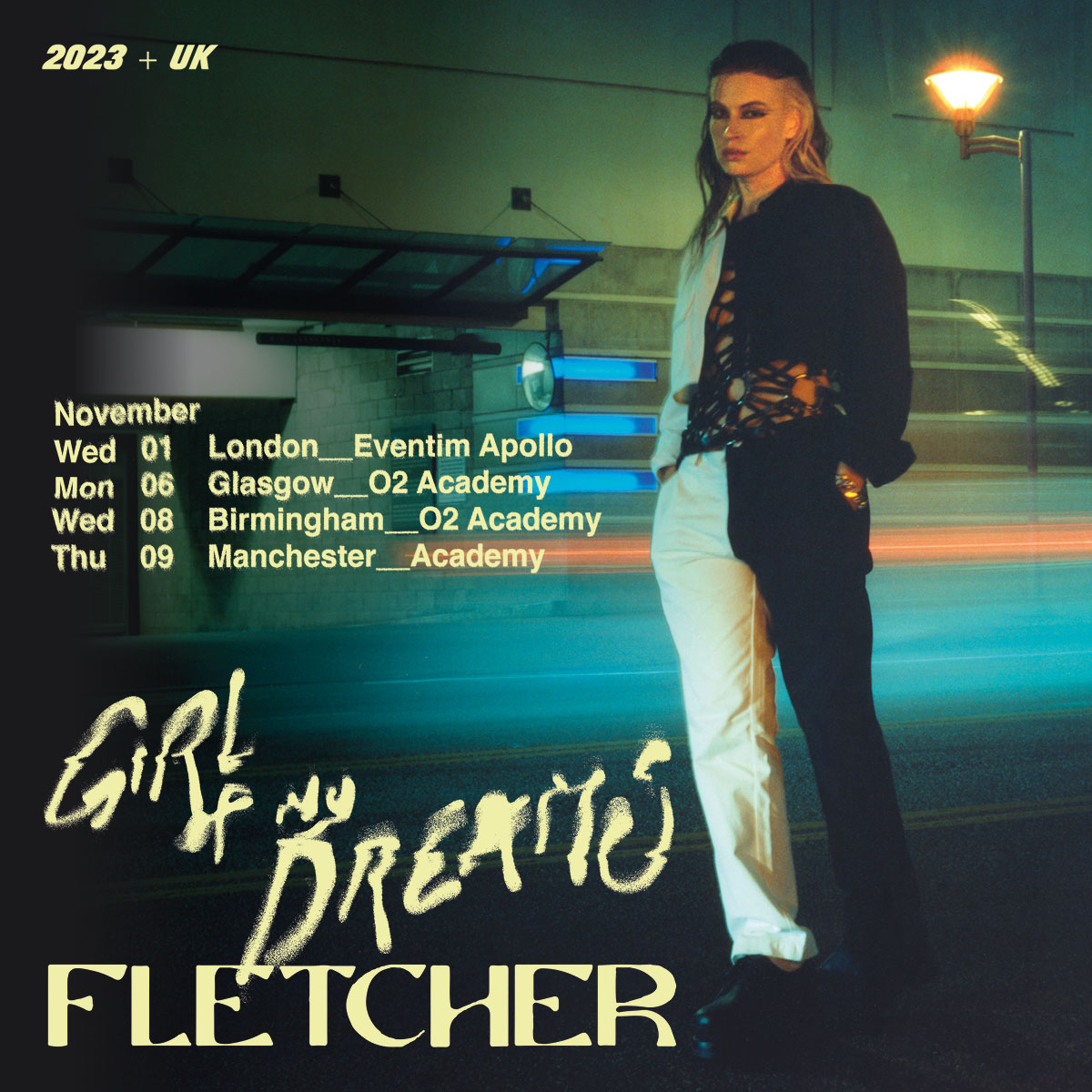 TicketmasterUK's tweet photo. 🚨 JUST ANNOUNCED 🚨

FLETCHER confirms a UK tour for November 2023!

🗓️  On sale Friday at 10:00 >> https://t.co/ttv3fSk1Ur https://t.co/TwbULaMfzm