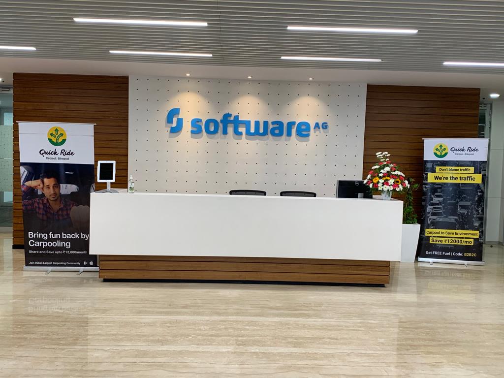 QuickRidein's tweet image. Today at Software AG Bangalore, excited to promote the carpooling movement &amp;amp; work together to create positive impact on the environment. By sharing your car seats, you can not only save money but also help reduce your carbon footprint.

#Carpooling #Quickride #softwareag