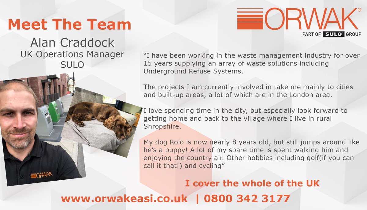 Meet The Team - Alan Craddock

Alan is our resident Underground Refuse System expert.

He is dedicated to putting your waste underground and making you more space that is clean and tidy.

From planning to installation and maintenance, Alan will see you through the whole project.