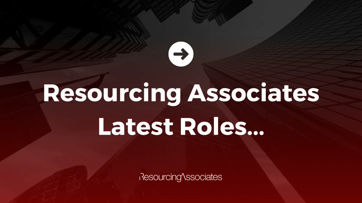 ResourcesAssoc's tweet image. Are you looking for a new job? We currently have several exciting opportunities available:
- buff.ly/3YBTQHI 
- buff.ly/3YBTQrc 
- buff.ly/3YxZmeh 

Email us for more info: enquiries@resourcingassociates.com

#rec2rec #r2r #recruitment2recruitment  #career