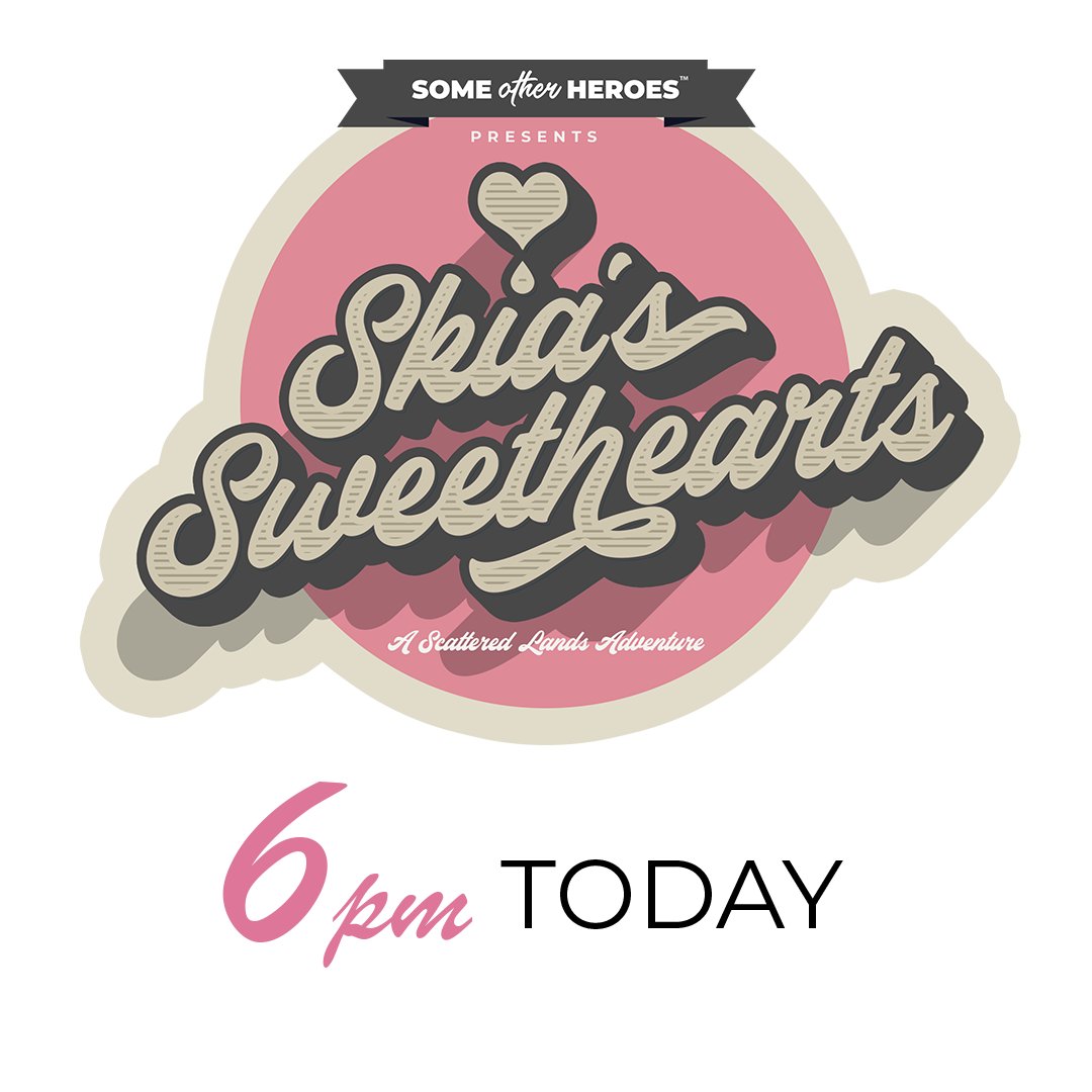 SomeOtherHeroes's tweet photo. SKIA'S SWEETHEARTS DROPS TODAY!

And that is a perfect reason for us to introduce our final cast member and her fantastic character.  

@EleJoy is new to Actual play but not new to D&amp;D &amp;
She is bring Sybilla to the Sweethearts, a young rogue who feels she has a lot to prove! https://t.co/SrJJssOM71