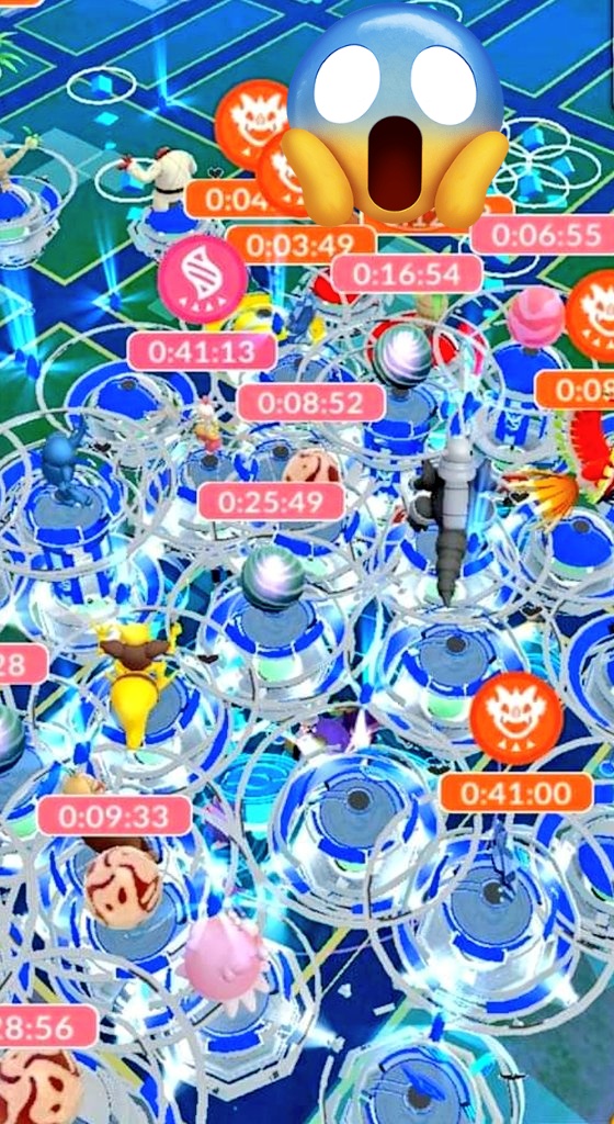 XxZonaVipxX's tweet photo. They sent me this photo from Brazil.🇧🇷 We observed about 48 gyms Team Mystic 💙
#PokemonGOfriends  #pokemongo交換 #ポケットモンスター
#PokemongoBrasil 
#brandontan91 https://t.co/EM26aZTxSX