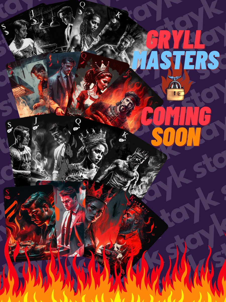 Welcome: Gryll Masters 🥩🔥

The first-ever StaykX NFT collection

NFTs minted using $STX

Every NFT provides a Pool Boost for the core $STX rewarding pool

All $STX used for minting Gryll Masters will be burned 🔥🔥

Thread 🧵🔽