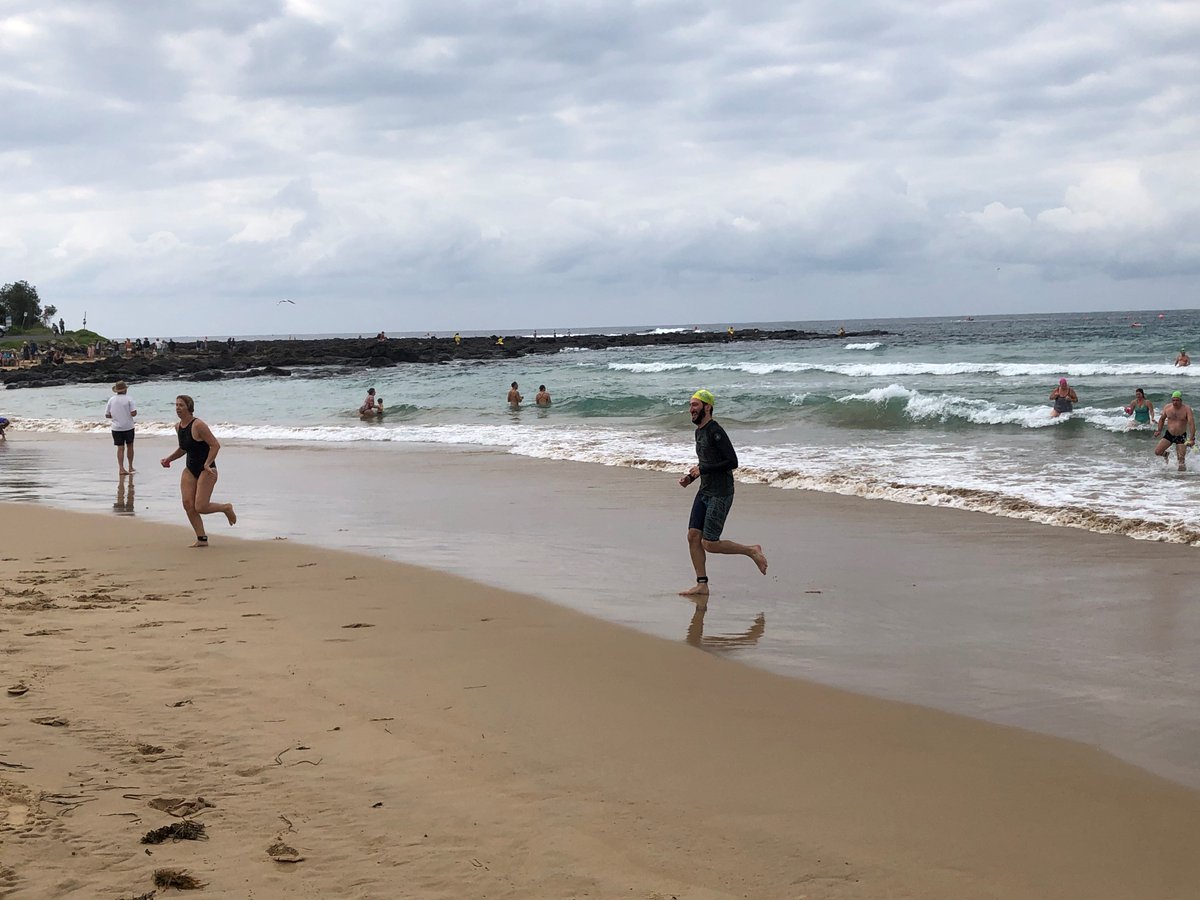 Well, I've completed another Broulee Bay to Breakers ocean swim. Second year in a row NOT coming last in my age group! #polisciswims