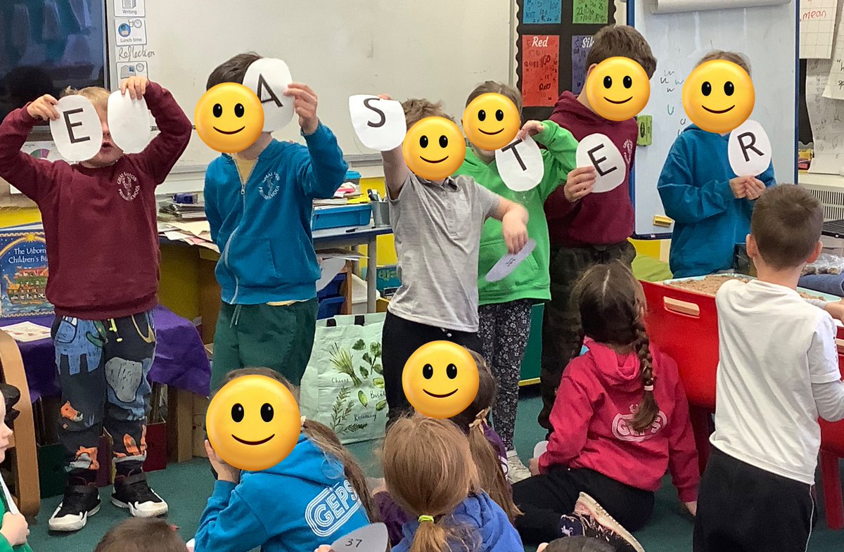 GEPS10's tweet photo. Year 1/2 were lucky enough to be visited by Reverend Jo today. She taught us about lent and shared stories from the bible with us.
#GEPSRE https://t.co/g379EOoXcQ