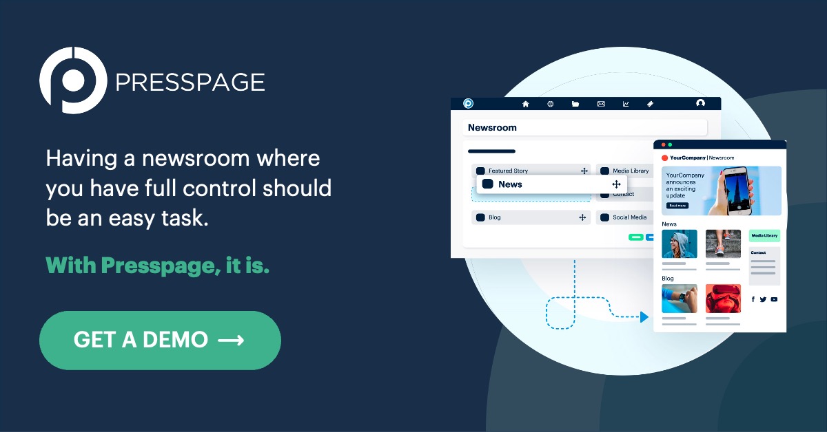 PresspageHQ's tweet photo. The quality of your online newsroom is a direct reflection of your brand voice. If you struggle with poor quality coverage, it might be time for you to get a new online newsroom. Make it simple. Make it Presspage.
#PR #PRsoftware #Newsroom
https://t.co/2AR6NlfA1h https://t.co/SeJHkha2fu