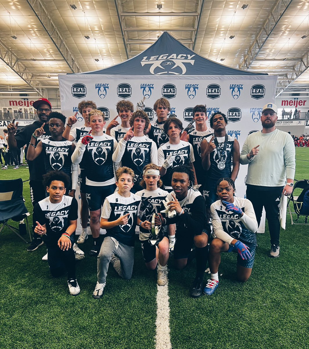 🏆MIDWEST CHAMPIONS!🏆
Congratulations to the 2023 14u Midwest Champions!

14u: LEGACY NEXT UP

MVPs:
OFF: Holden Niemi
DEF: Tatum Moore
#Legacy #JoinTheMovement
