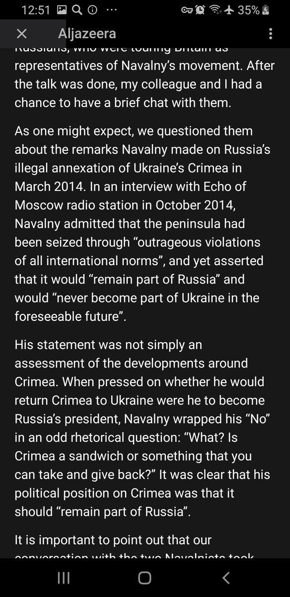 akaforeignagent's tweet image. "what? is Crimea a sandwich or something that you can take and give back?"