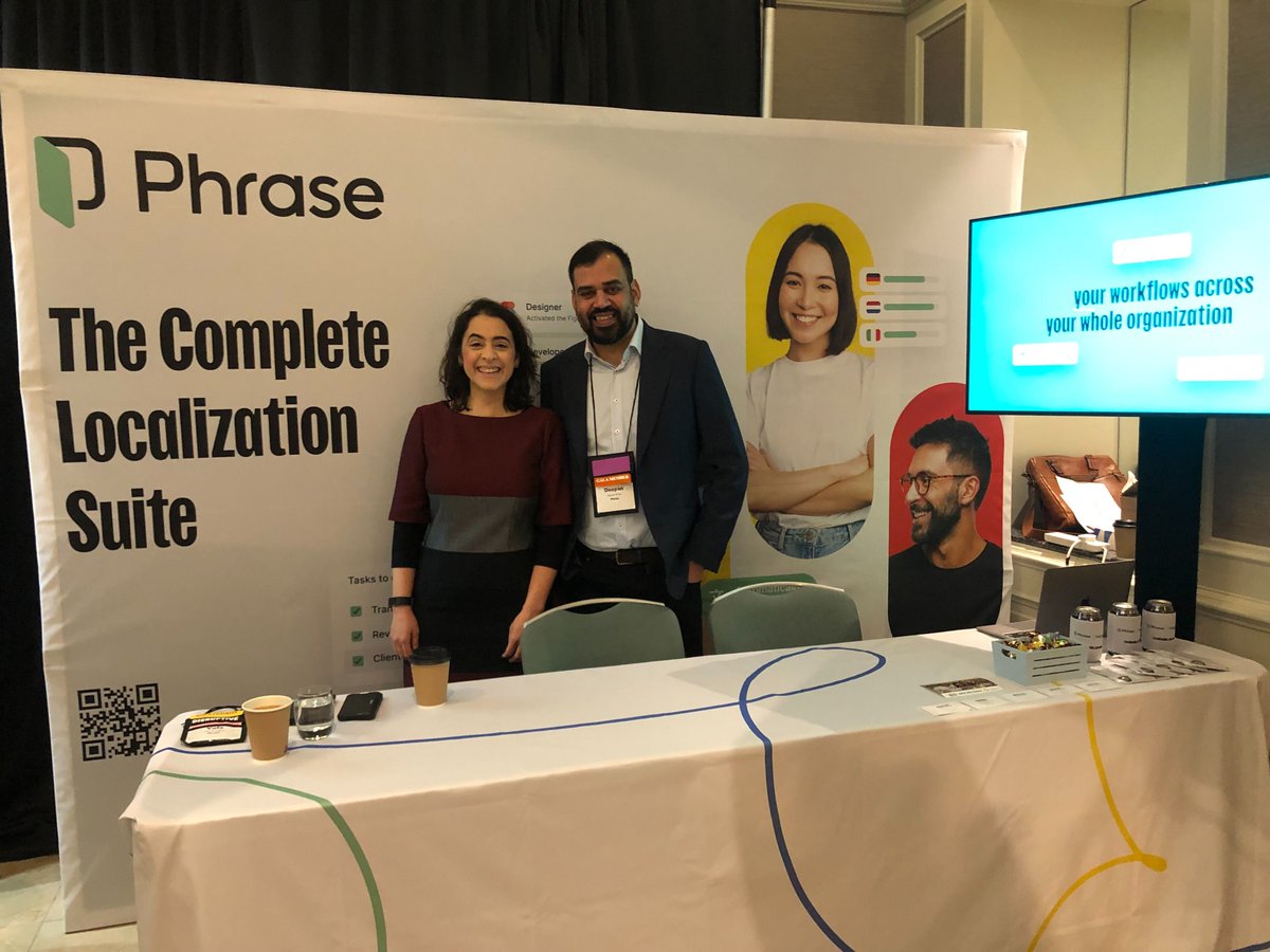 PhrasePlatform's tweet photo. Localization is in the Dublin air and we love it! If you are at GALA, feel free to join us and our partner @CaptionHubHQ at 4:30 pm GET in front of booths 18 and 19 for some post-conference refreshments—have a drink on us and get your koozie!
Cheers to keeping #l10n refreshed! 🥂 https://t.co/Bb7N3JJahr