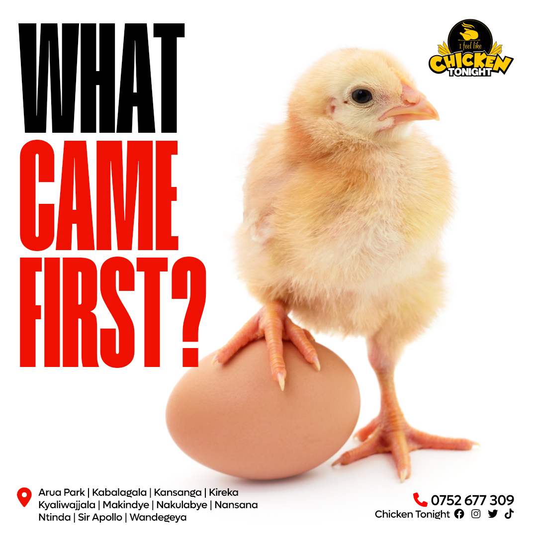 Chicken2nite_Ug's tweet photo. Eggs come from chicken & chickens come from eggs. Who came first?
Let us know in the comments.
#WhoCameFirst #Chicken #IFeelLikeChickenTonight https://t.co/cKecdMzXrj