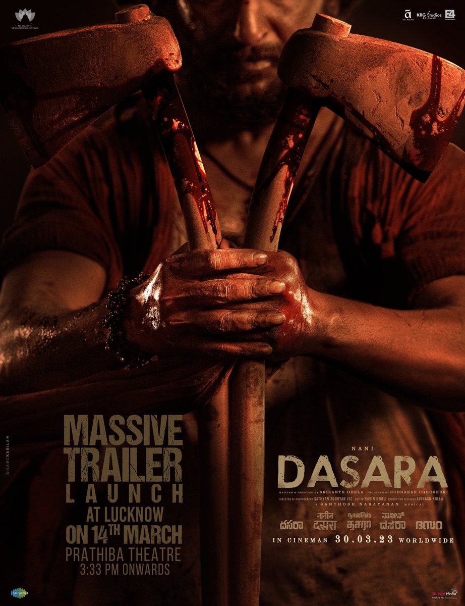 NameisNani's tweet photo. Waiting will get tougher :)
#DasaraTrailer Tomorrow 🔥🔥🔥
#Dasara https://t.co/CR9BOsQX1A