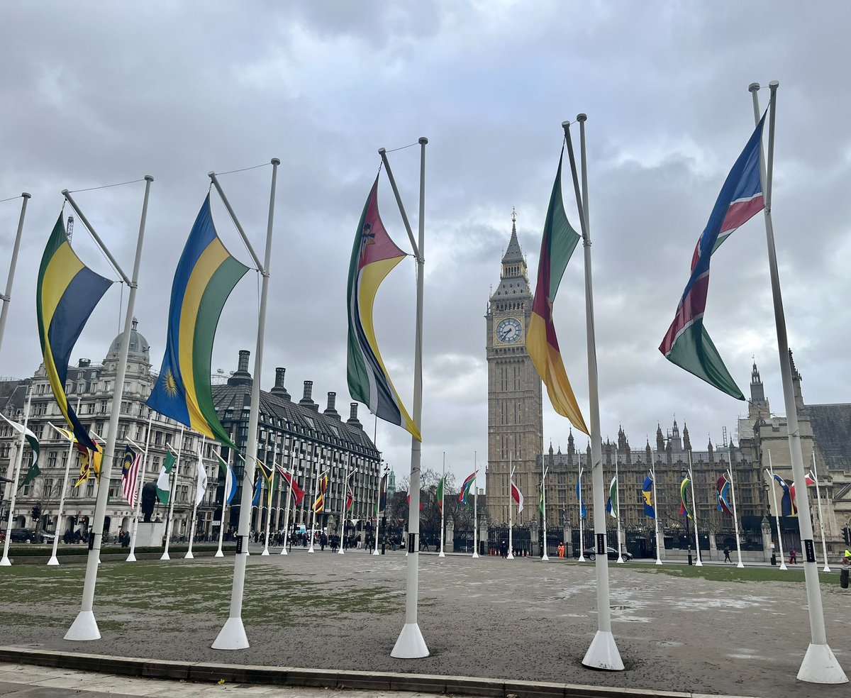 Happy #CommonwealthDay!

📸 Rwanda’s flag is flying in Westminster, central London alongside the flags of the other 56 member nations of the Commonwealth. 🇷🇼

#OurCommonwealth