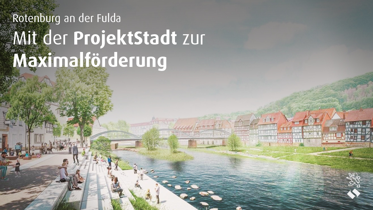 Für die Umgestaltung des Nordufers erhält #Rotenburg an der #Fulda 2,72 Mio. € aus dem #Förderprogramm „Anpassung urbaner Räume an den #Klimawandel“. 
Das sind 85% der Gesamtkosten von 3,2 Mio. €.👍
Wir freuen uns, dass wir unterstützen durften. 😃
naheimst.de/newsroom/artik…