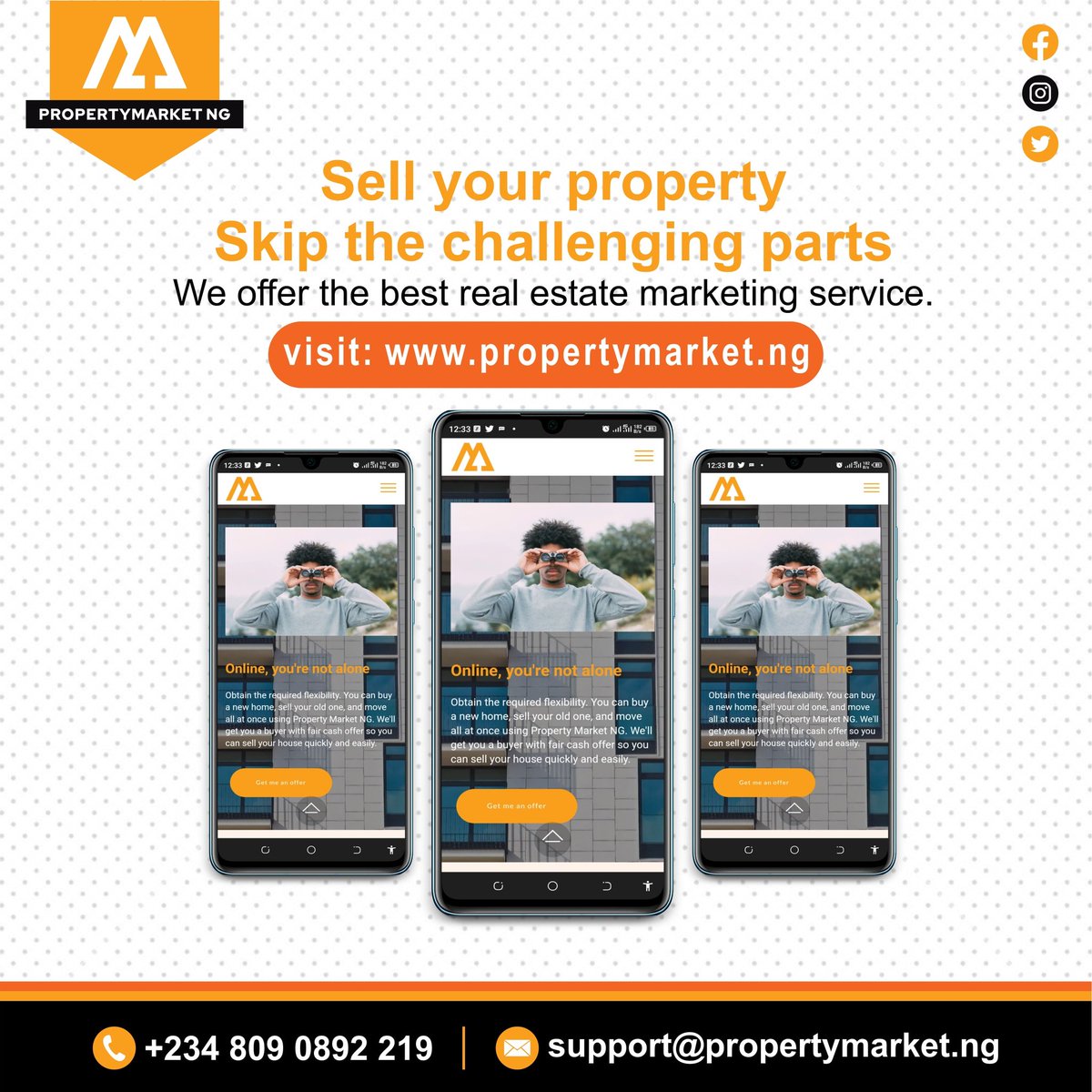 PropertymarketN's tweet photo. Sell your property without stress, we offer real estate marketing services with zero fees and zero fear. 
Visit https://t.co/onk0tRiwhS
#Oscars #Protest #SupremeCourtOfPakistan #gtbank court Osimhen Mercy Johnson Angela Bassett Tem's 18th of March Speedy Everything Everywhere https://t.co/urSu8sdlPU