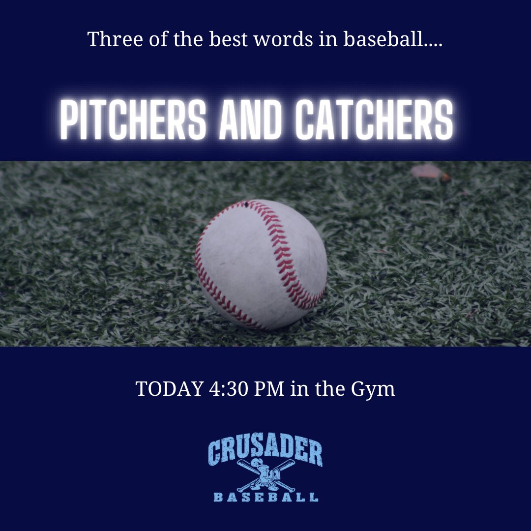 MCBaseball24's tweet photo. It starts today! Pitchers and Catchers in the gym at 4:30! #mcbaseball https://t.co/Qr9MYTVPK0