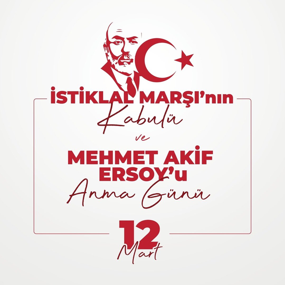 İstiklal marşımızın kabulünün 102.yılında Mehmet Akif Ersoy’u rahmet ve minnetle anıyoruz. #istiklalmarsi #mehmetakifersoy
