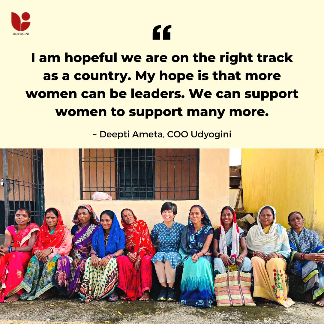 Udyogini1's tweet photo. Deepti Ameta, COO Udyogini is very hopeful that more investments in rural women would stimulate microeconomic growth &amp; creating jobs. Check out her work on women's emancipation &amp; take part in her initiative #BornCapable! @rosemyth 

https://t.co/DBGj9UAUuj
https://t.co/mZGiN8QlTc https://t.co/ochHxnRztr