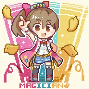 #堀裕子生誕祭2023 #ドット絵 #pixelartまんまるお目々とハッピーな頭に救われてる今まで描いたゆっこでお祝い 