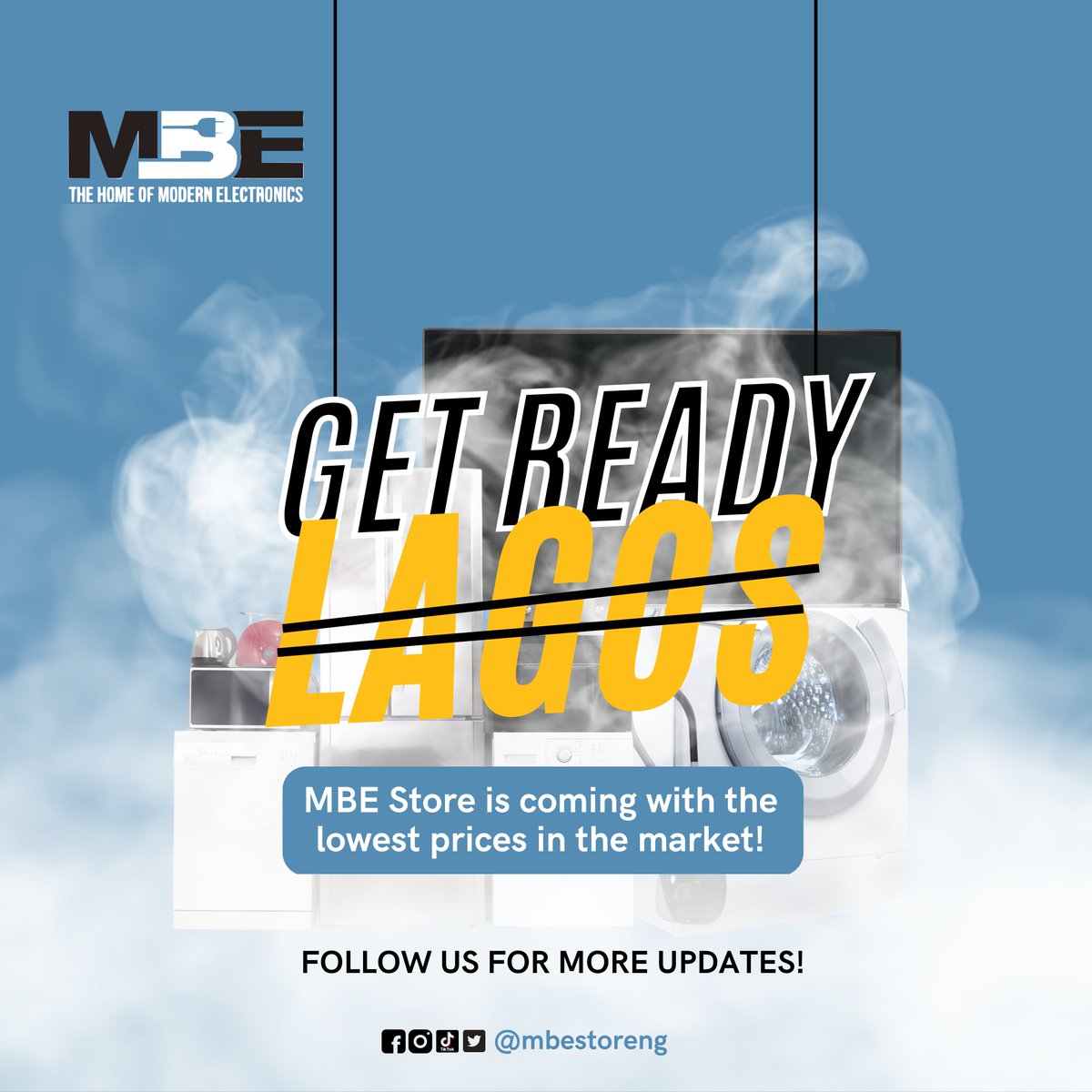 mbestoreng's tweet photo. Our #ecommerce store is coming soon!
Get ready to shop for the latest gadgets at unbeatable prices with easy and accessible shopping.
Follow us to be the first to know when we launch!
#MBEstore #AffordableGadgets #AccessibleShopping https://t.co/v0iterLnWO