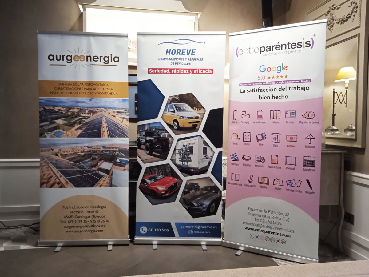 entreparentsis_'s tweet photo. El pasado viernes 10 de marzo tuvo lugar en @palomarejosgolf el III Aniversario del Grupo Neting Avanza Talavera, siendo patrocinadores y presentando nuestra empresa al resto de asistentes.
#netingavanzatalavera #equiponeting #entreparentesis #imprentadigital #imprentatalavera https://t.co/pwkJTKTzC3