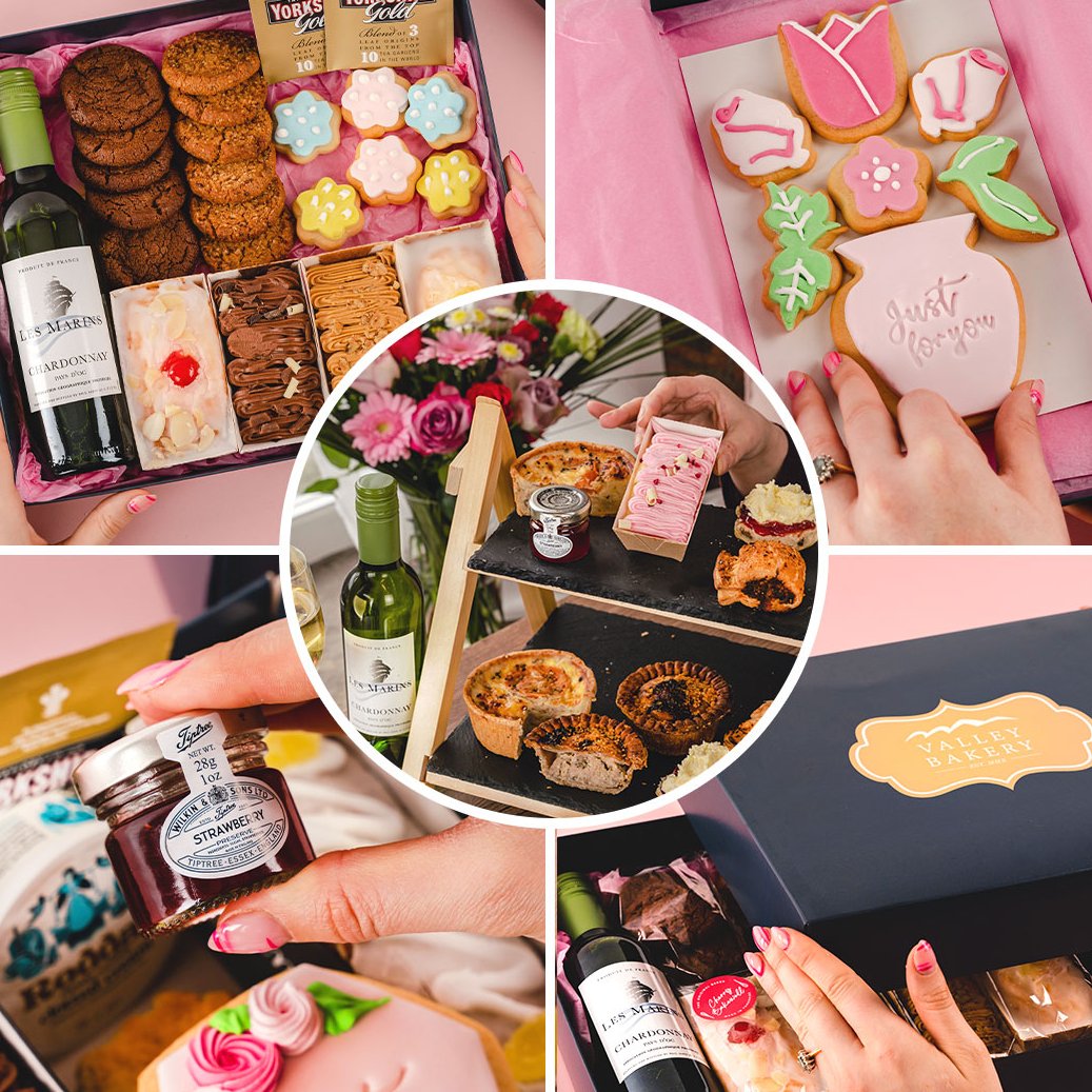 Make Mother's Day extra special with artisan hampers and gourmet gifts from £19.99! Sunday 19th March delivery or select your preferred date🎁💗