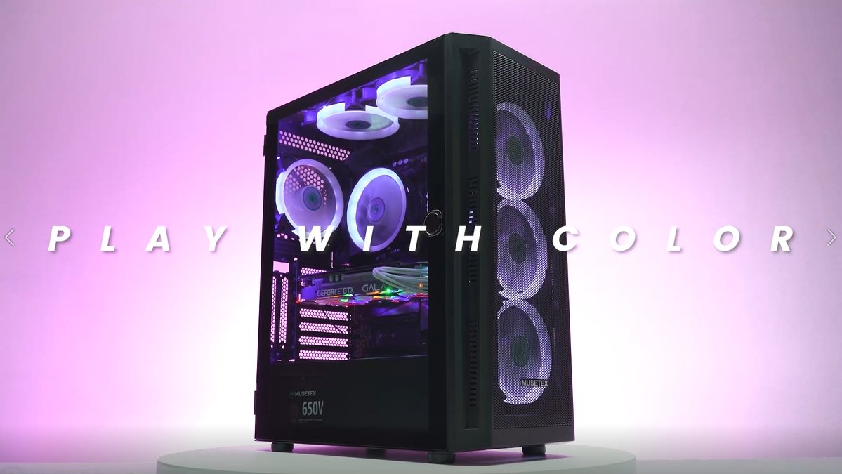 musetex_PC's tweet photo. Any light can be customized to illuminate your PC environment!π₯°
TW8 Case Link:https://t.co/FkgdGhl7cf
MUSETEX Site: https://t.co/C50WkihpMG
#PCCase #ComputerCase #PcSetup #GamingPC #PcBuild #Desksetup #deskinspo #gaming #pcgaming #rgb #musetex https://t.co/6Z9CVOwUix