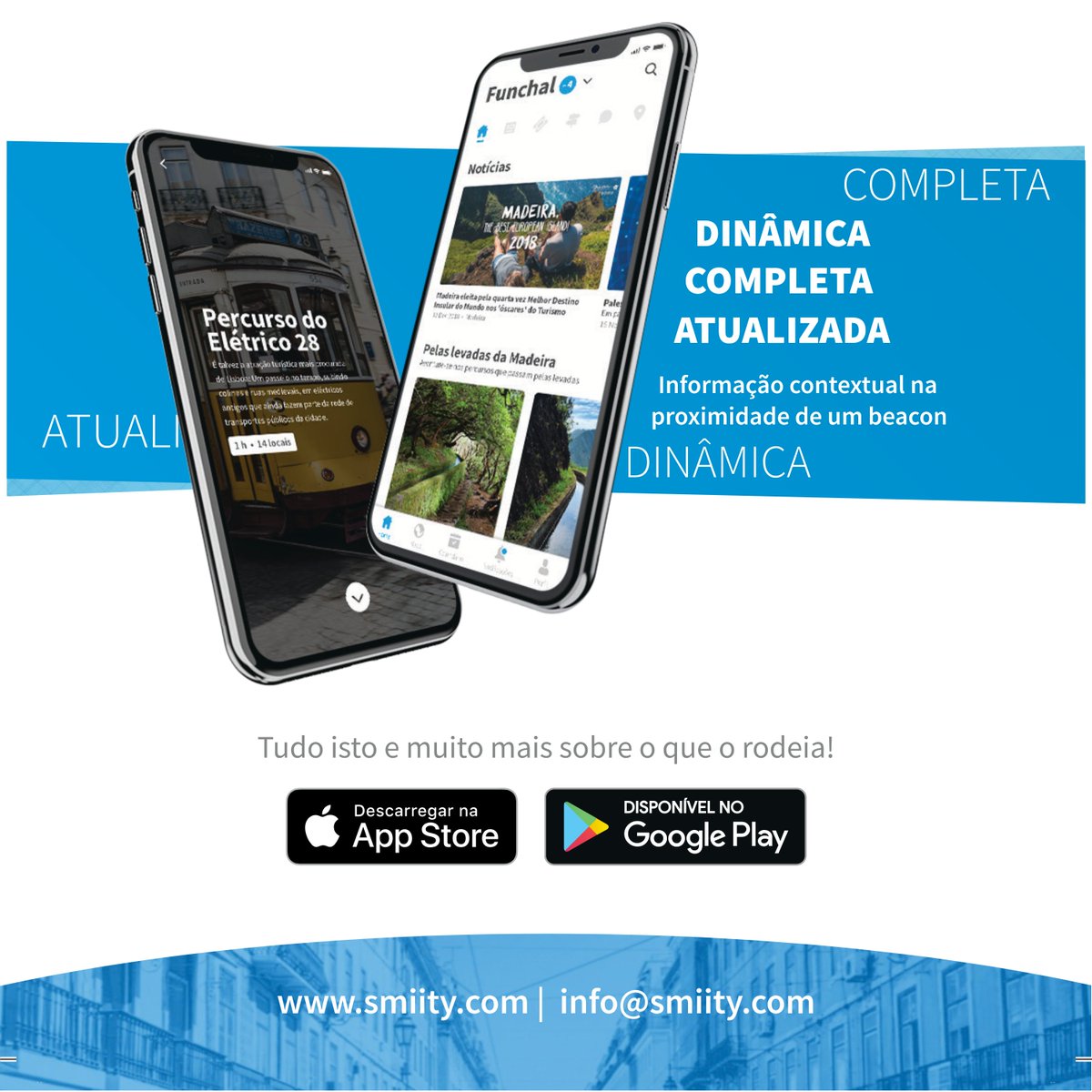 smiityapp's tweet photo. Descubra todas as funcionalidades incríveis da @smiityapp e leve a sua experiência turística a um novo nível! 

👉 App Store: https://t.co/0dwxmibLQj
👉 Google Play: https://t.co/7WHWYvwv5k

#smiity #turismo #smartcities #smarttourism https://t.co/gQvLOuppMj